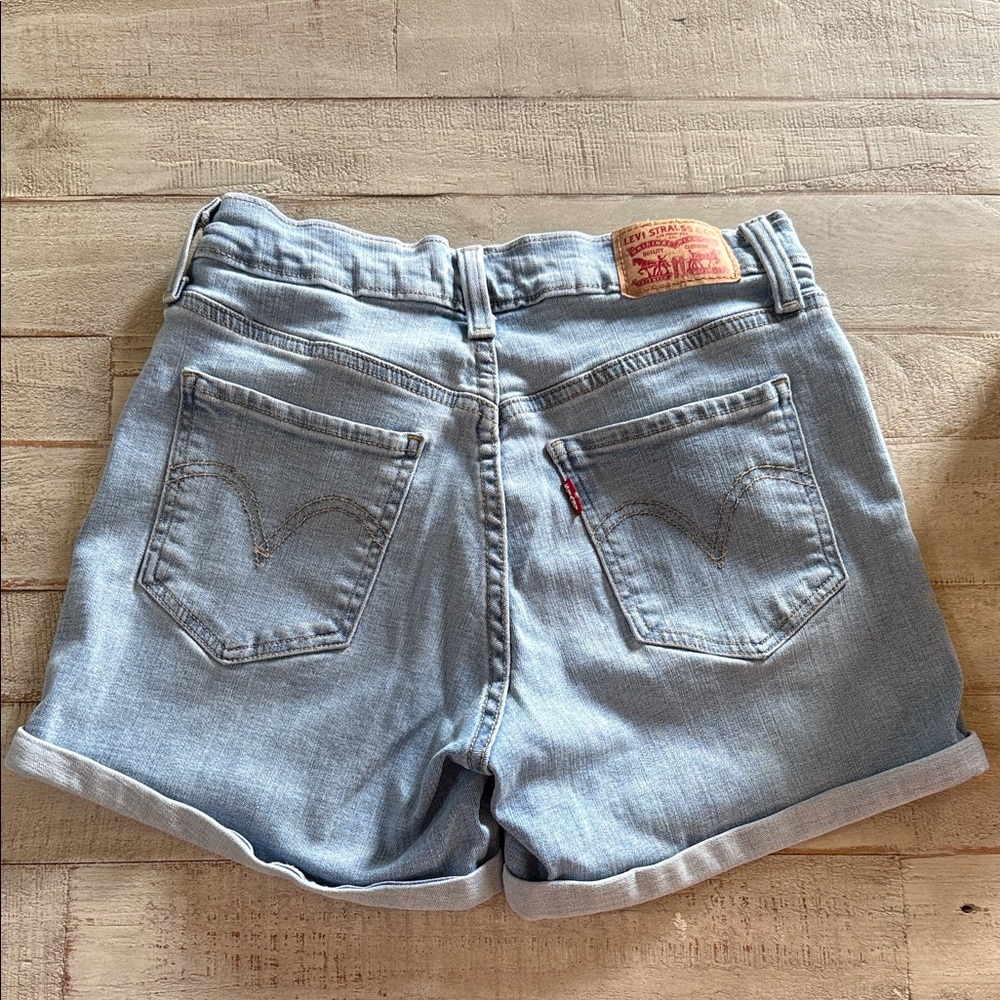 Levi's Classic Light Blue Jean Shorts